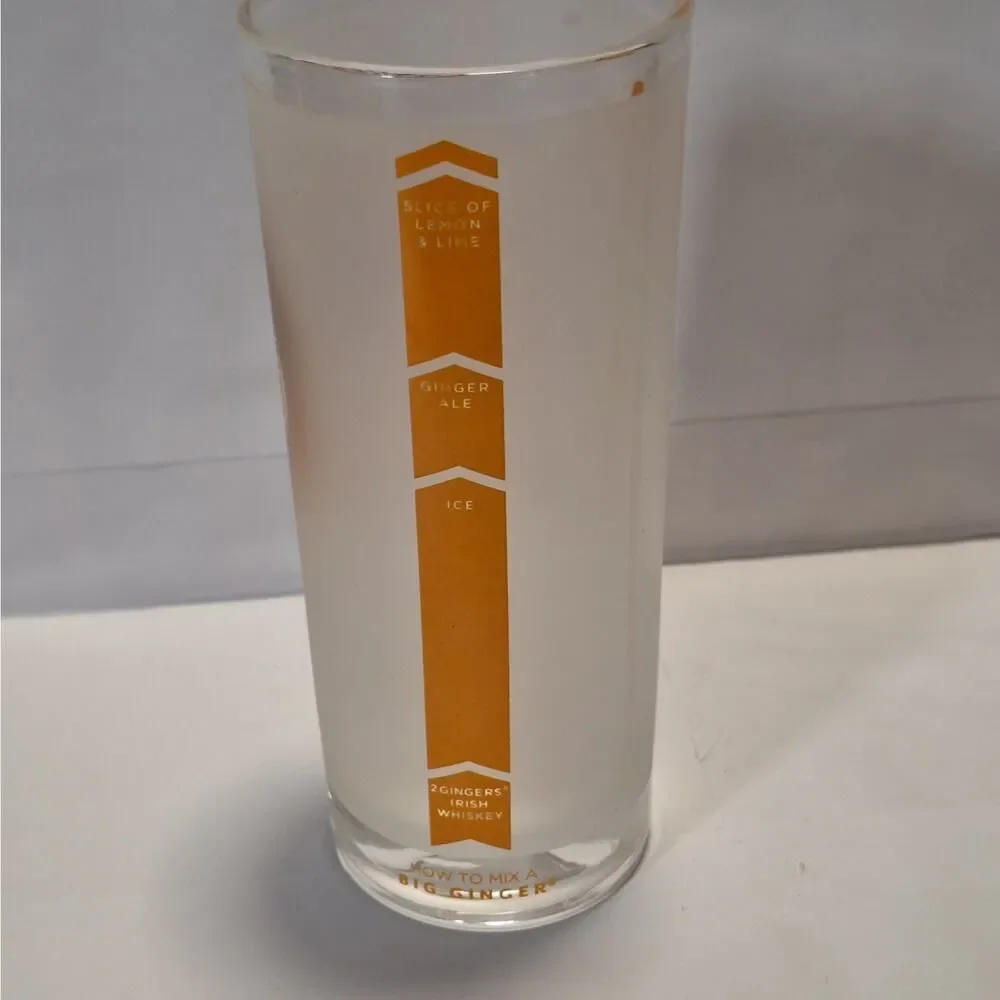 2 Gingers Whiskey Glass with Recipe